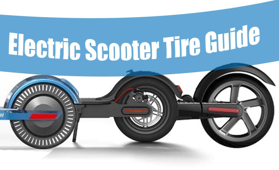 visual guide to the different electric scooter tire types