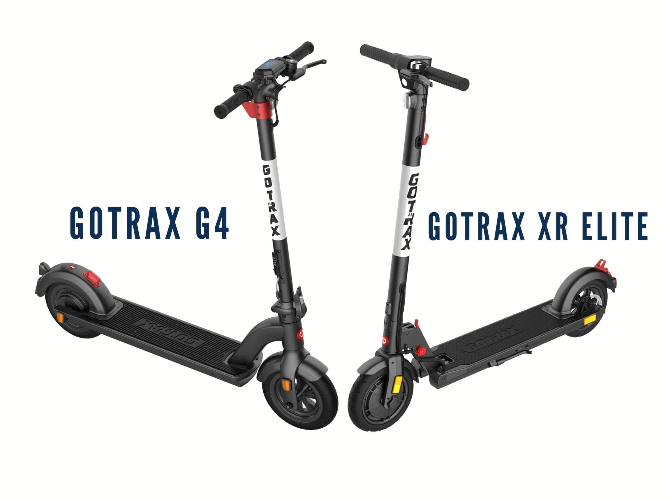 GoTrax G4 vs. GoTrax XR Elite Comparison