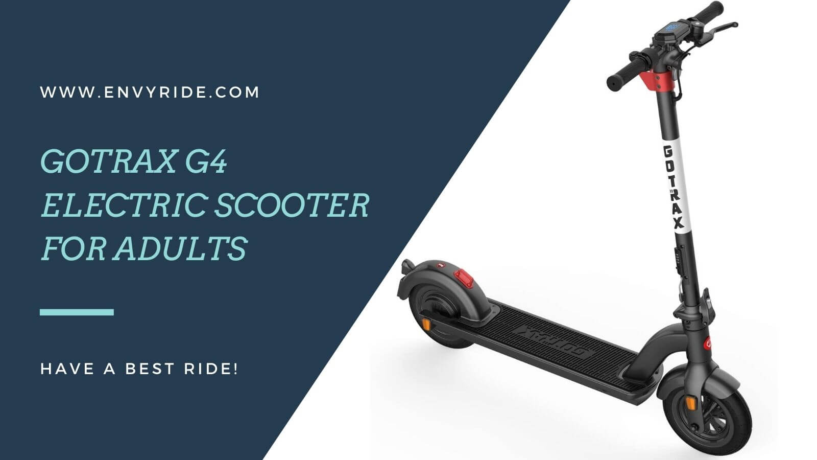 The GoTrax G4 Electric Scooter for Adults: A Detailed Review