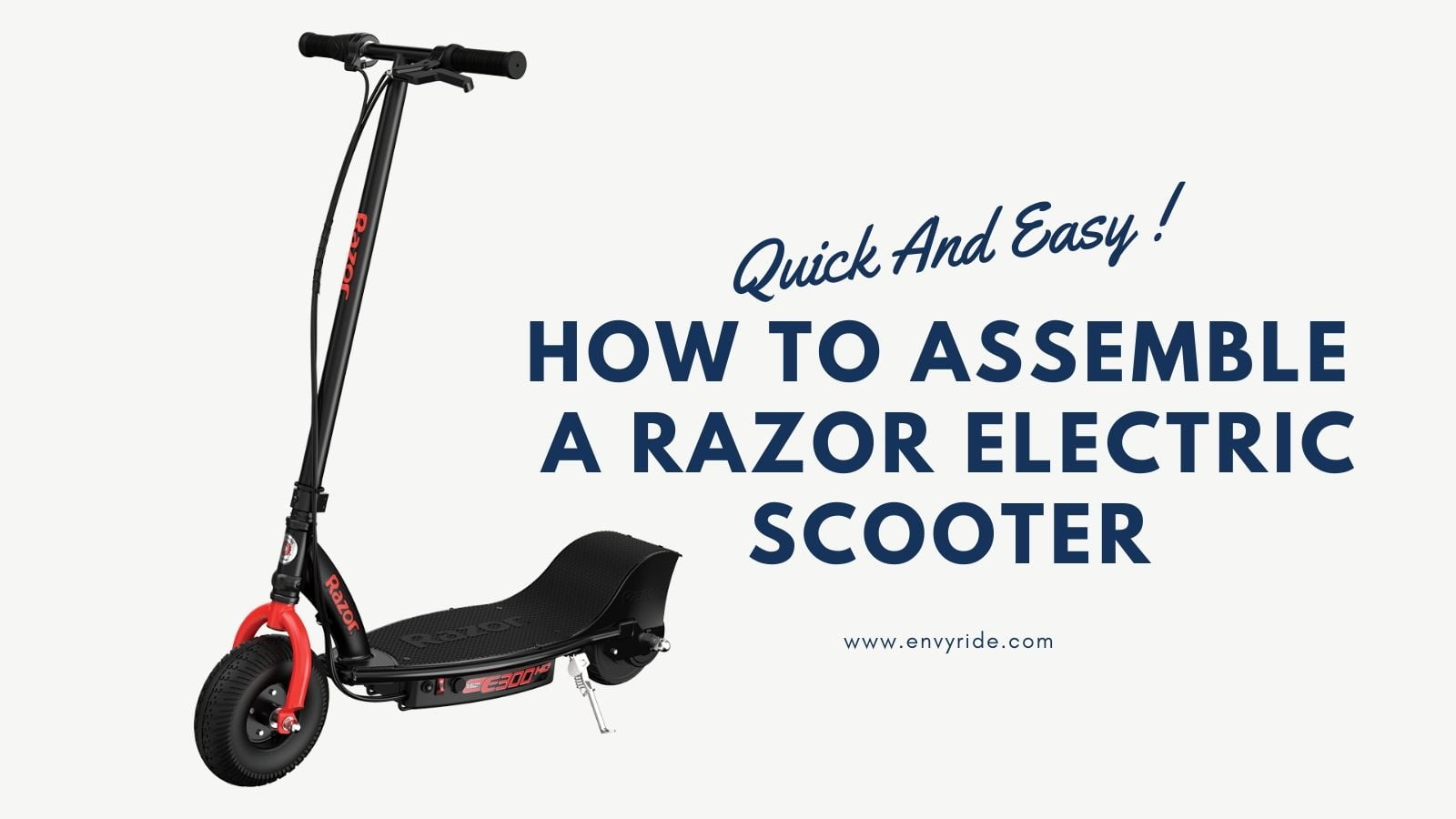 A Razor Electric Scooter
