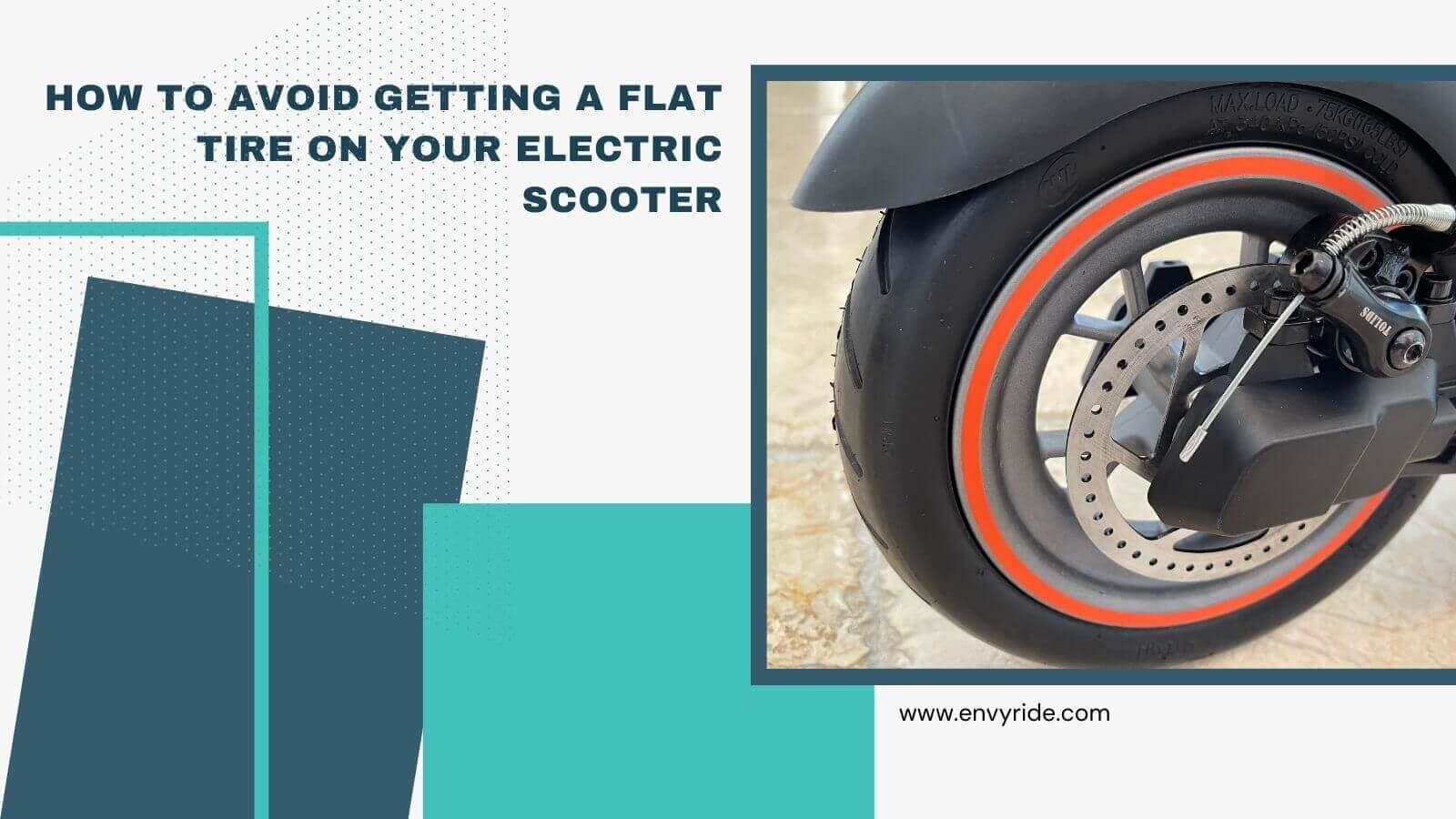 Avoid Flat Tires on your electric scooter